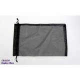 100 Organza Bag Jewellery Gift Pouch-20x30cm | Extra LARGE [Colour: Black]