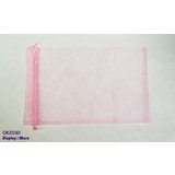 100 Organza Bag Jewellery Gift Pouch-20x30cm | Extra LARGE [Colour: Pale pink]