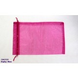 50pcs ONLY Organza Bag Jewellery Gift Pouch-20x30cm | Extra LARGE [Colour: Hot pink]