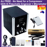 Pneumatic Jewellery ENGRAVER Micromotor Engraving Machine | Air FREE