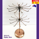 Jewellery Stand Holder Revolving  | 2 Levels | VINTAGE Style