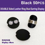 Ring Riser Stud Earring Stand DOUBLE Sided | 50pcs | BLACK