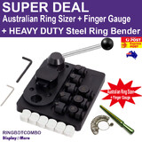 Ring Bender AUSTRALIAN Ring Sizer Finger Gauge | SUPER DEAL