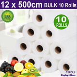 FOOD Bag Roll CRYOVAC | BULK 10 x 5M | 12cm