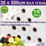 FOOD Bag Roll CRYOVAC | BULK 10 x 5M | 30cm