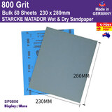 Sandpaper German STARCKE | 800 Grit | 50pcs