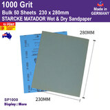 Sandpaper German STARCKE | 1000 Grit | 50pcs