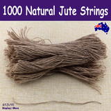 1000 Price Tag Hanging Strings | Natural Jute 23cm