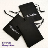 Black Satin Pouch Drawstring Jewellery Bag | 6 x 8cm | 190pcs