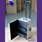 Jewellery TRAVEL Luggage Trolley Suitcase + 10 Leather Cases | RELIABLE