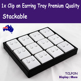 Professional Jewellery Display Tray STACKABLE | Clip on earring Tray