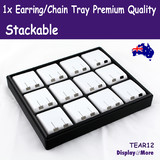Professional Jewellery Display Tray STACKABLE | Earring Tray