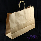 200 Paper Bags | X-LARGE Brown | 310H x 420W + 130G(mm)
