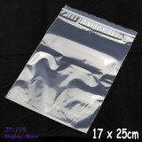 RELIABLE 200 Resealable Clear Zip Lock Bag | 17 x 25cm