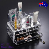 Makeup Stand COSMETIC Holder | W/4-Drawers Storage Case