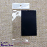 300 Blank Earring Cards + 300 Clear Seal Bags | Black (300pcs ONLY)