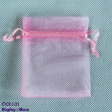 200 Organza Jewellery Gift Pouch Bags-7x9cm | Pale Pink