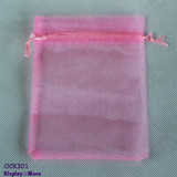 200 Organza Jewellery Gift Pouch Bags | 11x16cm | Pale Pink