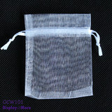 Organza Bags-7x9cm | White | 100pcs ONLY