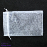 40 Organza Jewellery Bag Pouch-20x30cm-White | Extra LARGE