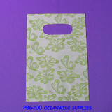 Strong RELIABLE Plastic Bag | 12x18cm 500pcs | Green Butterfly