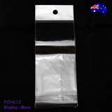 Cellophane Bags HANGSELL | 1000pcs BULK | 6cm x 12cm + 3cm + 2cm