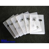 200 Reliable Plastic Earring Display Card-Frost-3x4cm