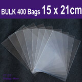 Cellophane Bag CLEAR | 400pcs 15 x 21cm | FLAT No Flap