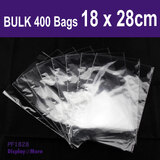 Cellophane Bag CLEAR | 400pcs 18 x 28cm | FLAT No Flap