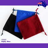 Jewellery Pouch Gift Bag | 100pcs 10x12cm | DOUBLE Sided Felt Velvet