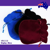 Jewellery Gift Bag Pouch | 100pcs 11x13cm | DOUBLE Sided Felt Velvet