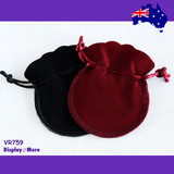 Jewellery Pouch Gift Bag | 100pcs 7.5x9cm | DOUBLE Sided Felt Velvet