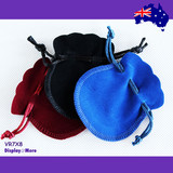 Jewellery Pouch Gift Bag | 100pcs 7x8cm | DOUBLE Sided Felt Velvet
