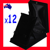 Necklace Box JEWELLERY Gift Case | 12pcs 11x16cm | FELT Black Velvet